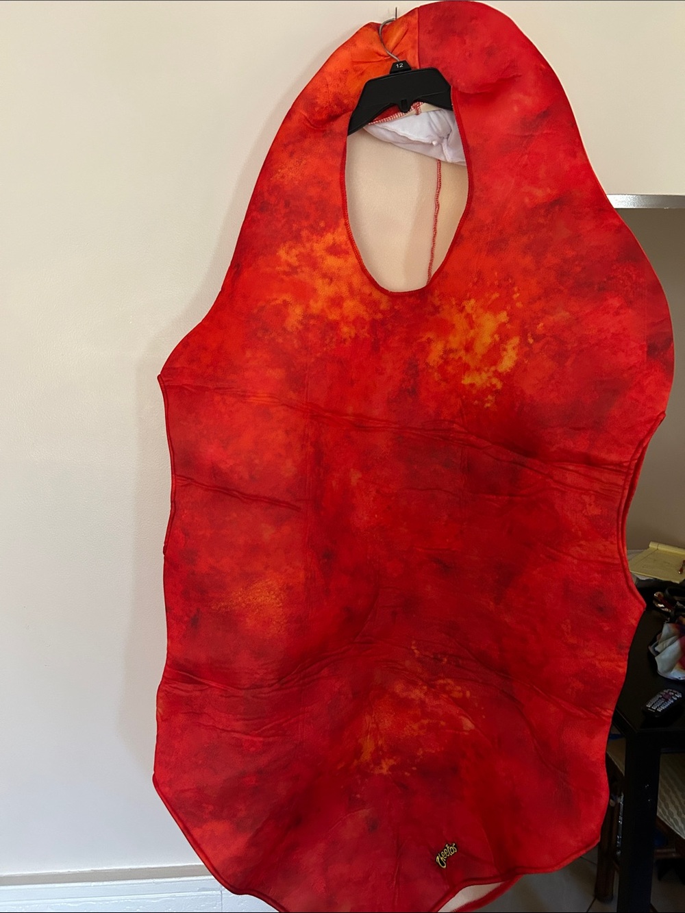 Flaming hot Cheetos costume